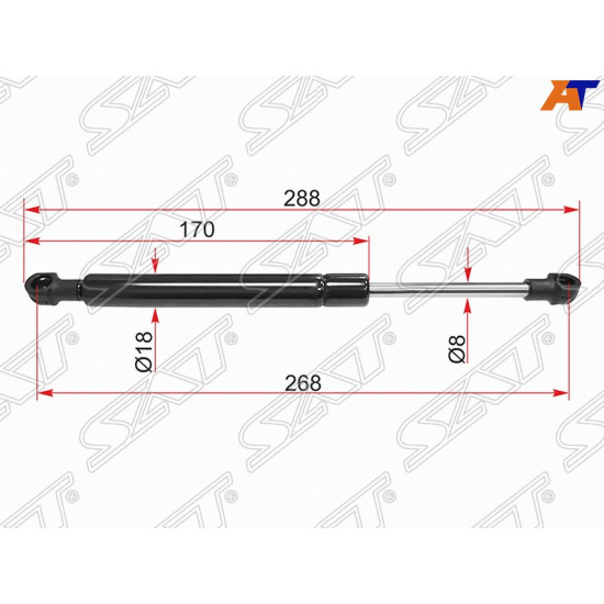 Амортизатор крышки багажника NISSAN PRIMERA P12 седан 01-08 SAT