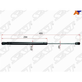 Амортизатор крышки багажника NISSAN PRIMERA P12 универсал 01-08 SAT