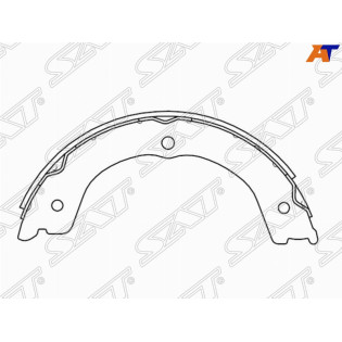 Колодки ручного тормоза INFINITI QX56 Z62 (комплект) SAT