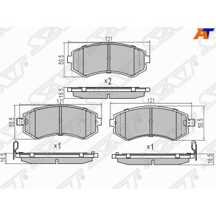 Колодки тормозные зад NISSAN PATROL Y61/ перед NISSAN ALMERA N15/LAUREL C33 SAT