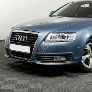 Бампер задний в цвет кузова Audi A6 C6 (2008-2010) рестайлинг с парктрониками