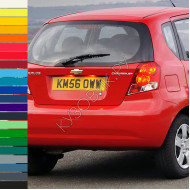 Бампер задний в цвет кузова Chevrolet Aveo T200 (2003-2008) хэтчбек