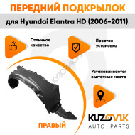 Подкрылок передний правый Hyundai Elantra HD (2006-2011) KUZOVIK